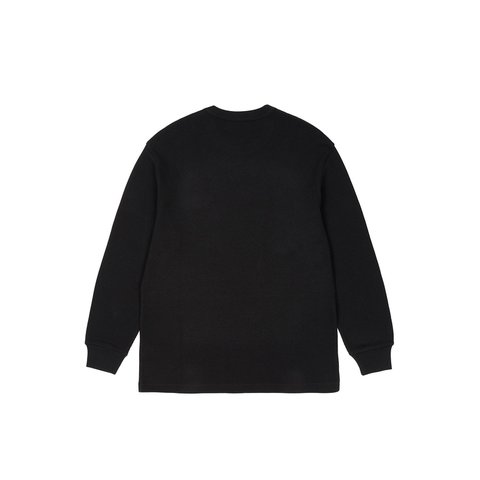 Palace WAFFLE LONGSLEEVE BLACK - Colorway