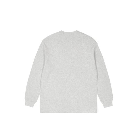 Palace WAFFLE LONGSLEEVE GREY MARL - Colorway