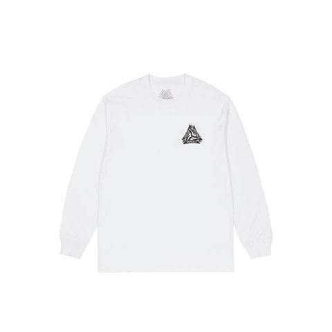 Palace TRIBAL TRI LONGSLEEVE WHITE - Colorway