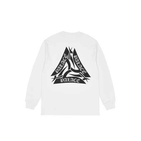 Palace TRIBAL TRI LONGSLEEVE WHITE - $58.00