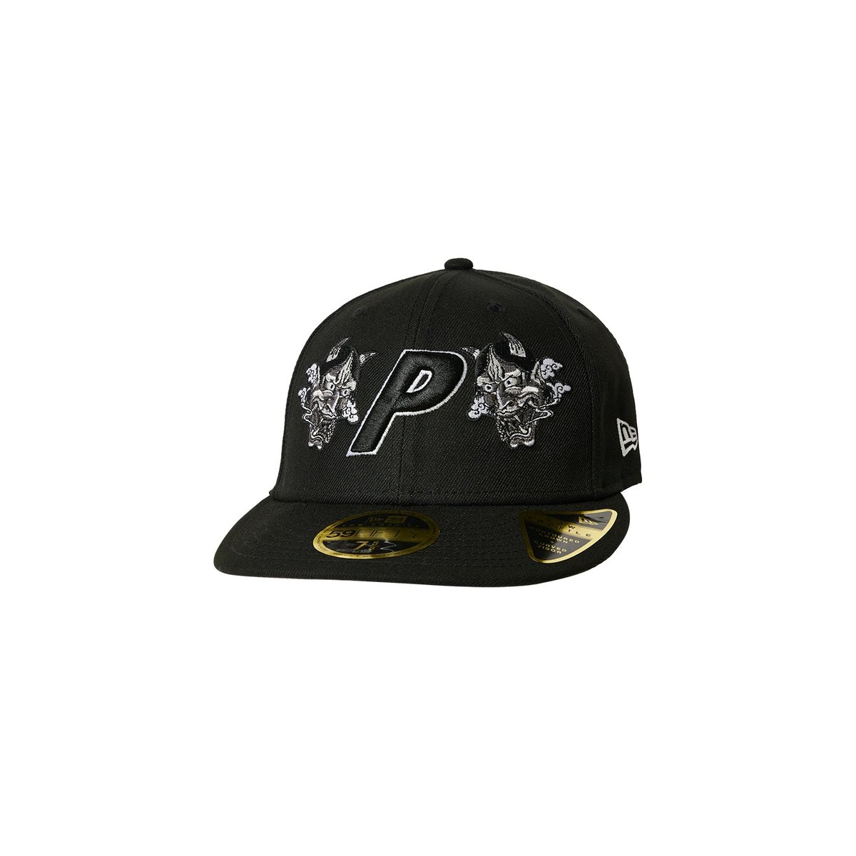 Palace MASKS NEW ERA LP 59FIFTY BLACK (Ultimo 2023) - $58.00