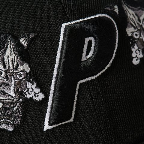 Palace MASKS NEW ERA LP 59FIFTY BLACK - Colorway