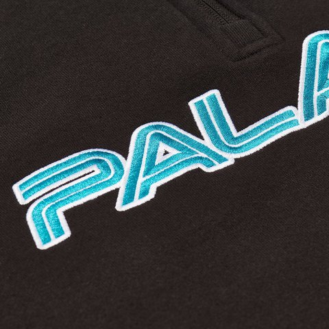 Palace ISN'T IT 1/4 ZIP BLACK - Colorway