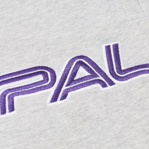 Palace ISN'T IT 1/4 ZIP GREY MARL - Colorway