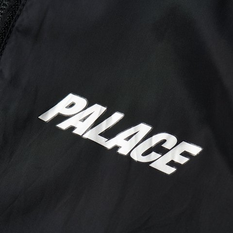 Palace REVERSIBLE CHECK FLEECE JACKET BLACK - Colorway