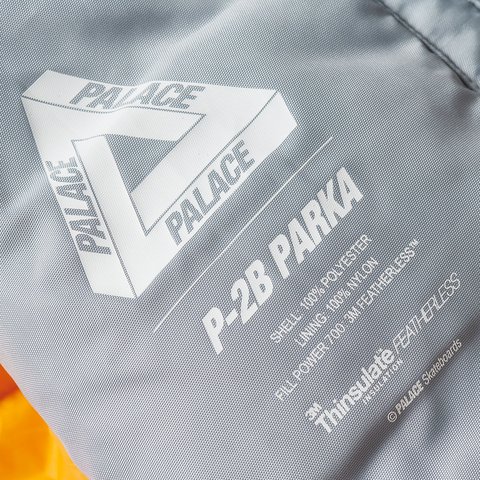 Palace P-2B CARGO PARKA ICE GREY - Colorway