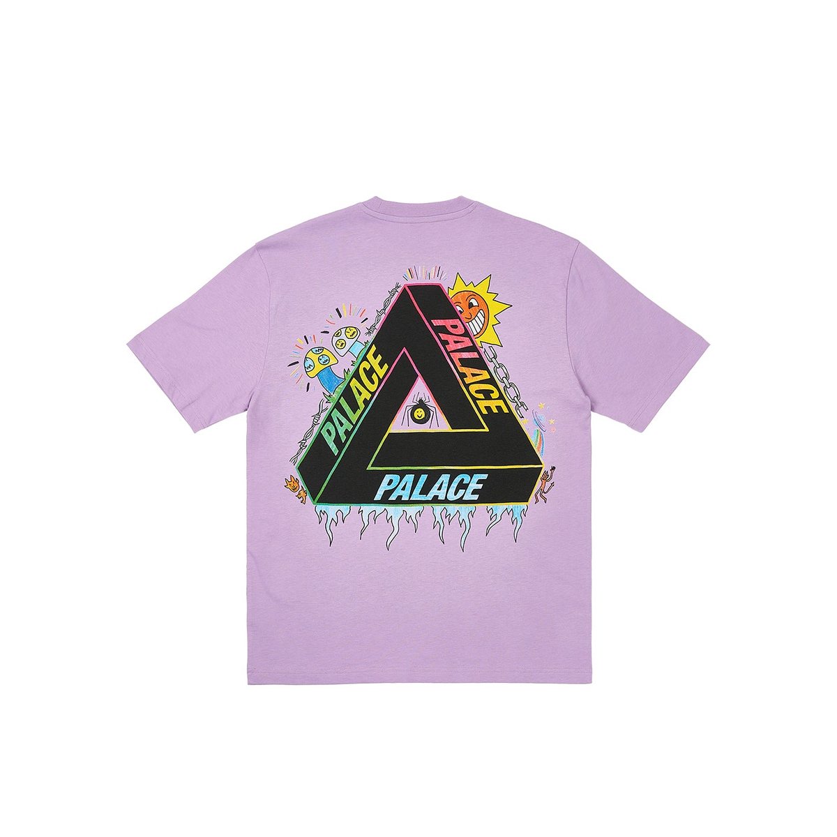 Palace TRI-LOTTIE T-SHIRT LIGHT PURPLE (Ultimo 2023) - $48.00