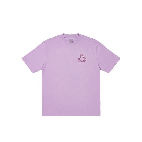 Palace DEMON P3 T-SHIRT LIGHT PURPLE - Colorway