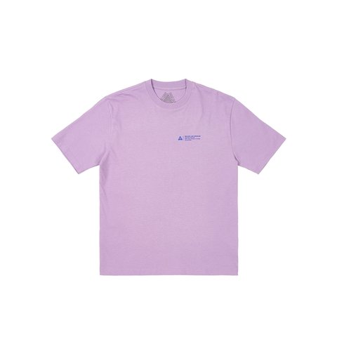 Palace WRAPPER LOGO T-SHIRT LIGHT PURPLE - Colorway