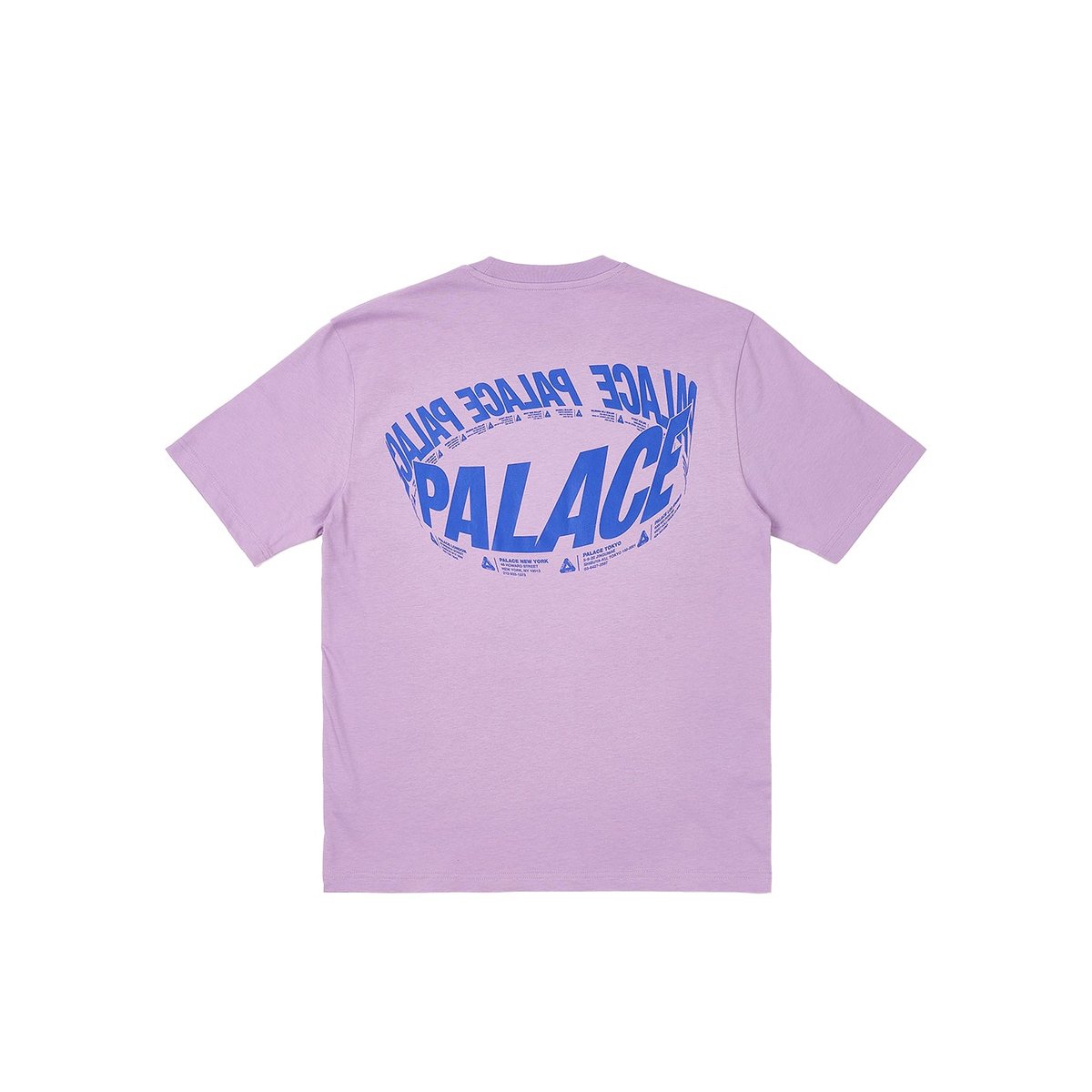 Palace WRAPPER LOGO T-SHIRT LIGHT PURPLE (Ultimo 2023) - $48.00
