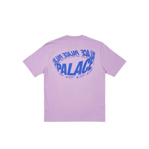 Palace WRAPPER LOGO T-SHIRT LIGHT PURPLE - $48.00