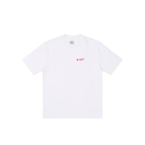 Palace WRAPPER LOGO T-SHIRT WHITE - Colorway