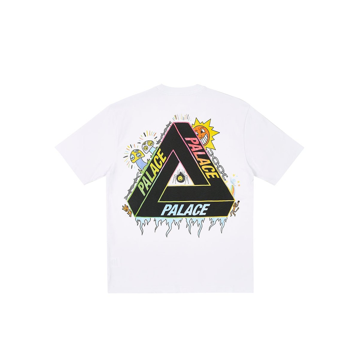 Palace TRI-LOTTIE T-SHIRT WHITE (Ultimo 2023) - $48.00