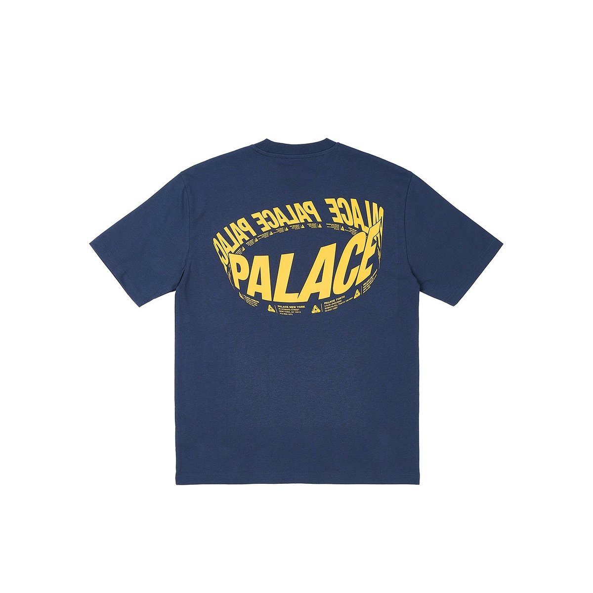 Palace WRAPPER LOGO T-SHIRT NAVY (Ultimo 2023) - $48.00