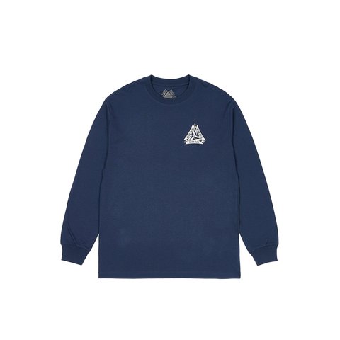 Palace TRIBAL TRI LONGSLEEVE NAVY - Colorway