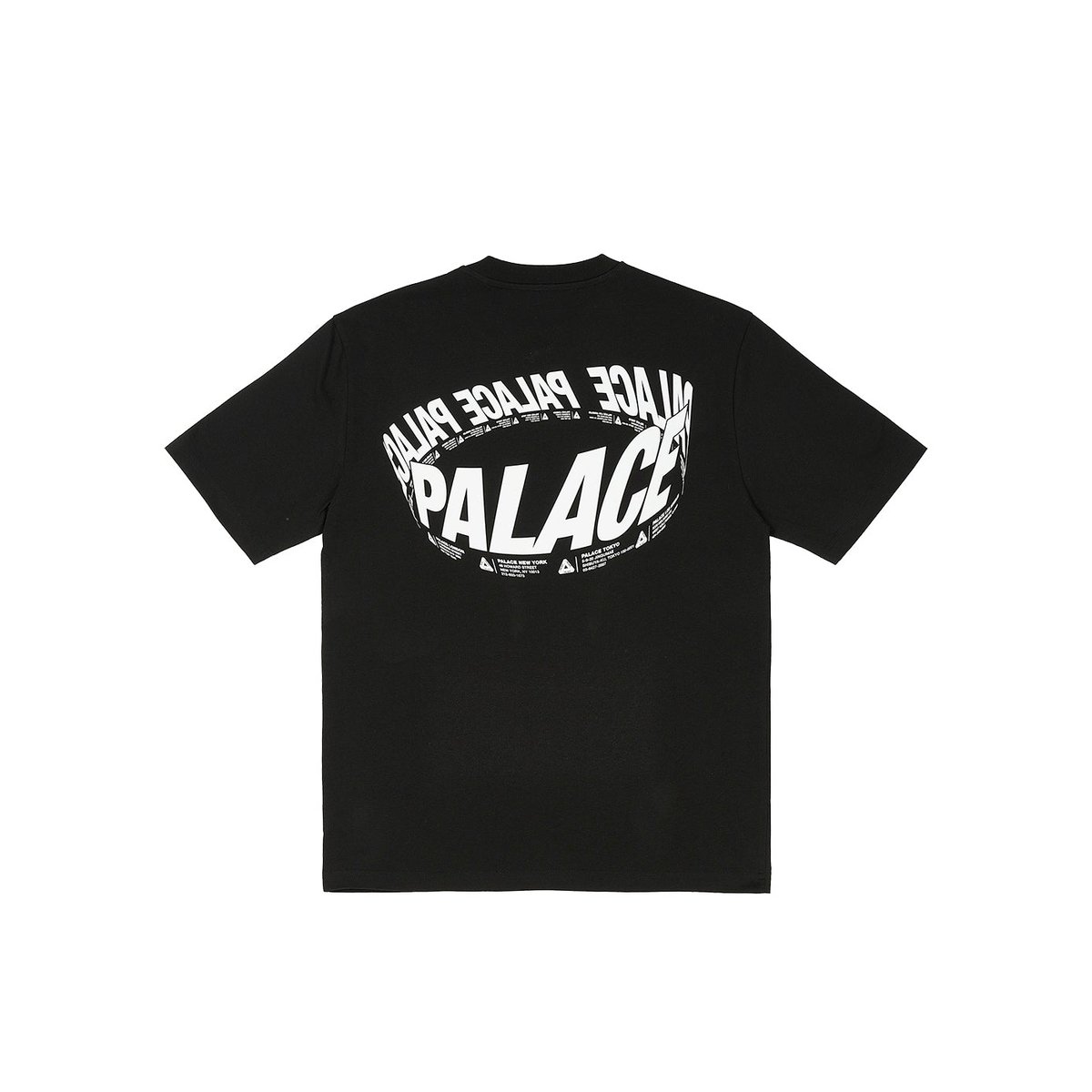 Palace WRAPPER LOGO T-SHIRT BLACK (Ultimo 2023) - $48.00