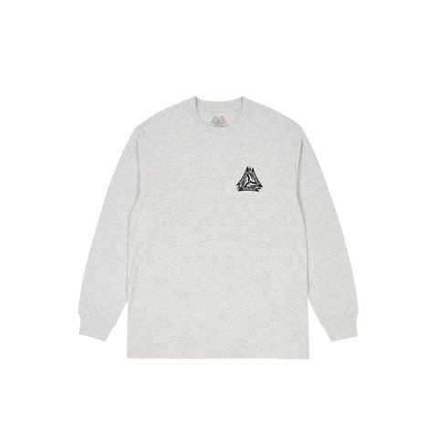 Palace TRIBAL TRI LONGSLEEVE GREY MARL - Colorway