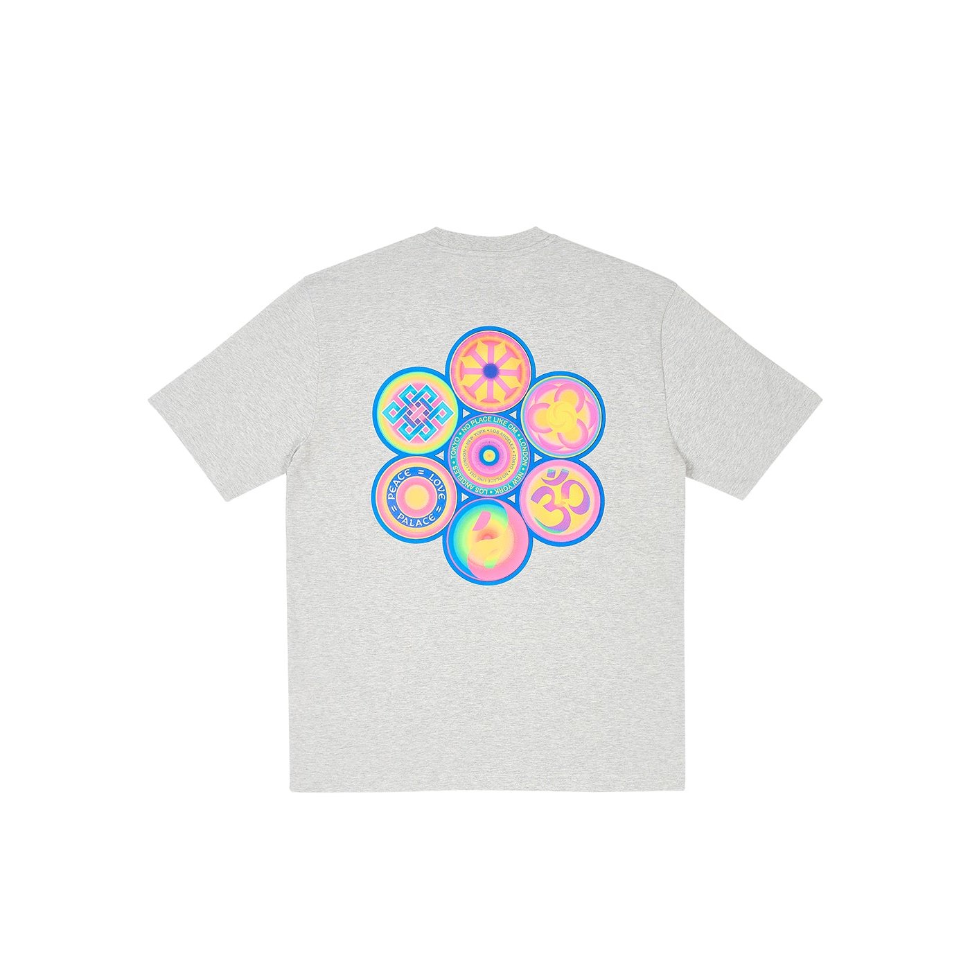 PEACE OF MIND T-SHIRT GREY MARL