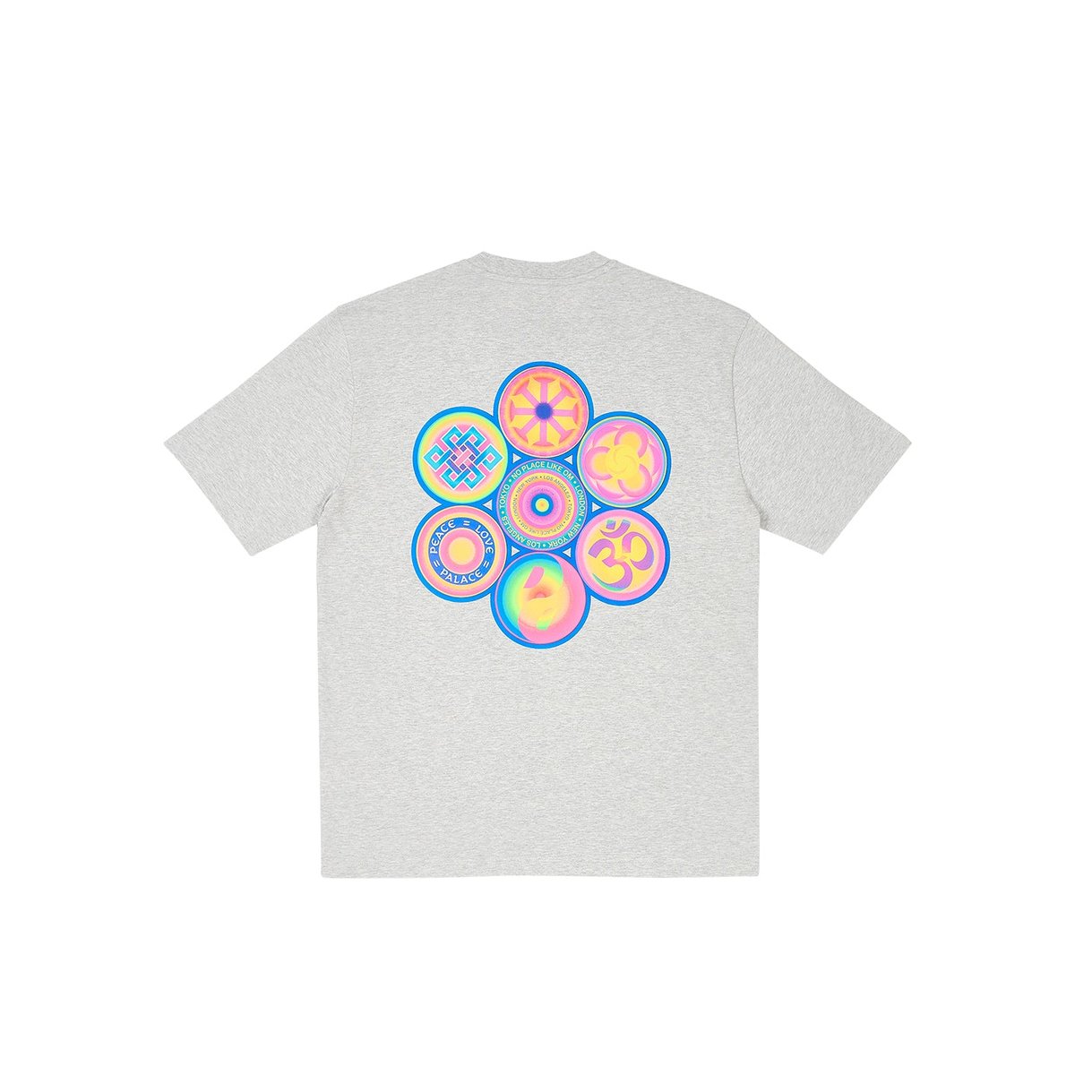 Palace PEACE OF MIND T-SHIRT GREY MARL (Ultimo 2023) - $48.00