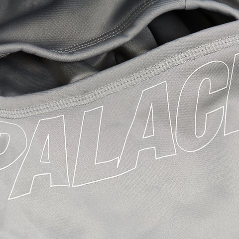 Palace FACEMASK THERMAL HOOD GREY MARL - Colorway