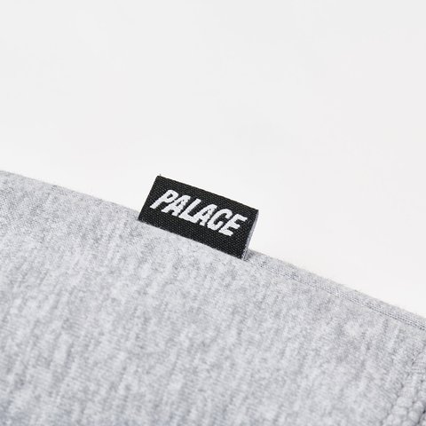 Palace FACEMASK THERMAL HOOD GREY MARL - Colorway