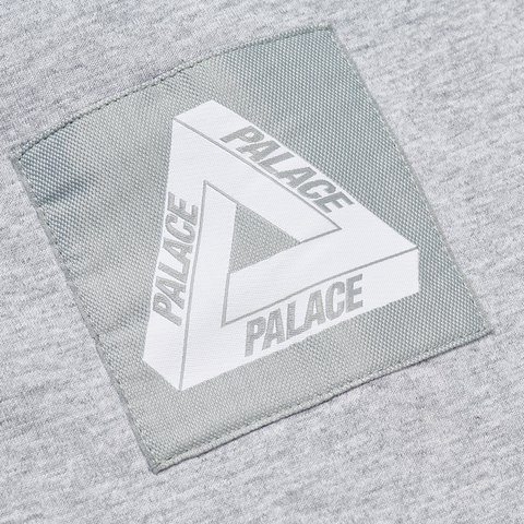 Palace FACEMASK THERMAL HOOD GREY MARL - Colorway