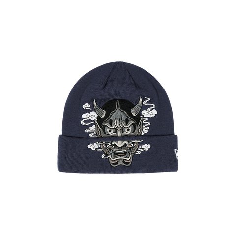 Palace MASKS NEW ERA BEANIE NAVY - $48.00