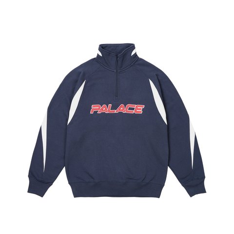 Palace ISN'T IT 1/4 ZIP NAVY - $158.00