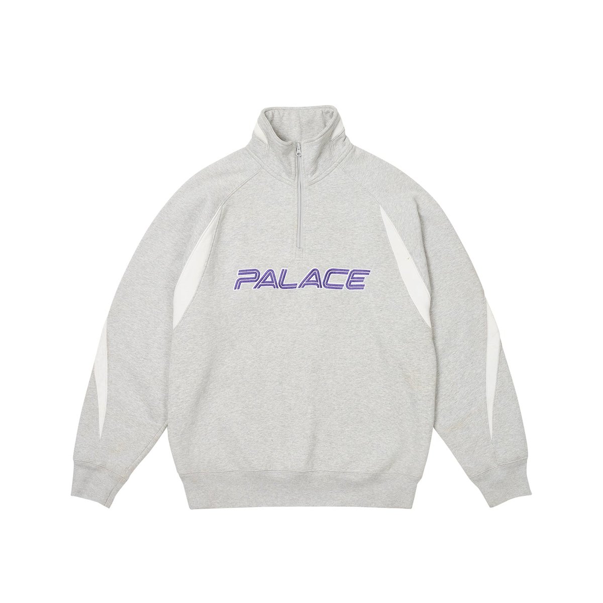 Palace ISN'T IT 1/4 ZIP GREY MARL (Ultimo 2023) - $158.00