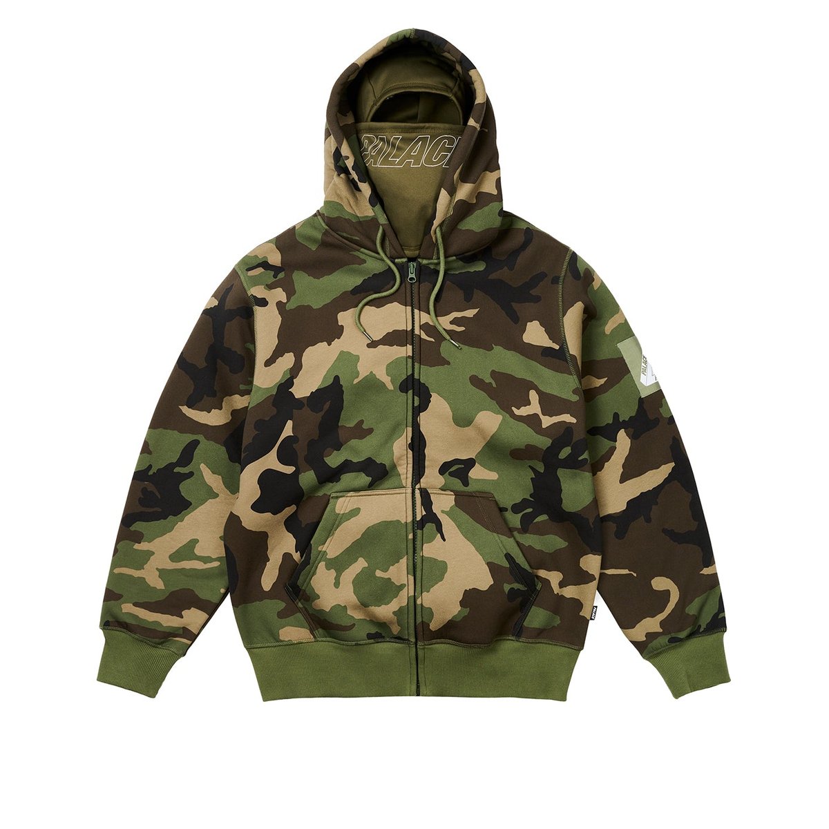 Palace FACEMASK THERMAL HOOD CAMO (Ultimo 2023) - $188.00