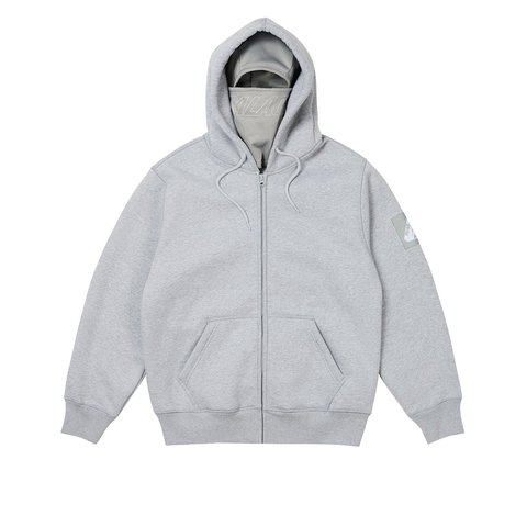 FACEMASK THERMAL HOOD GREY MARL