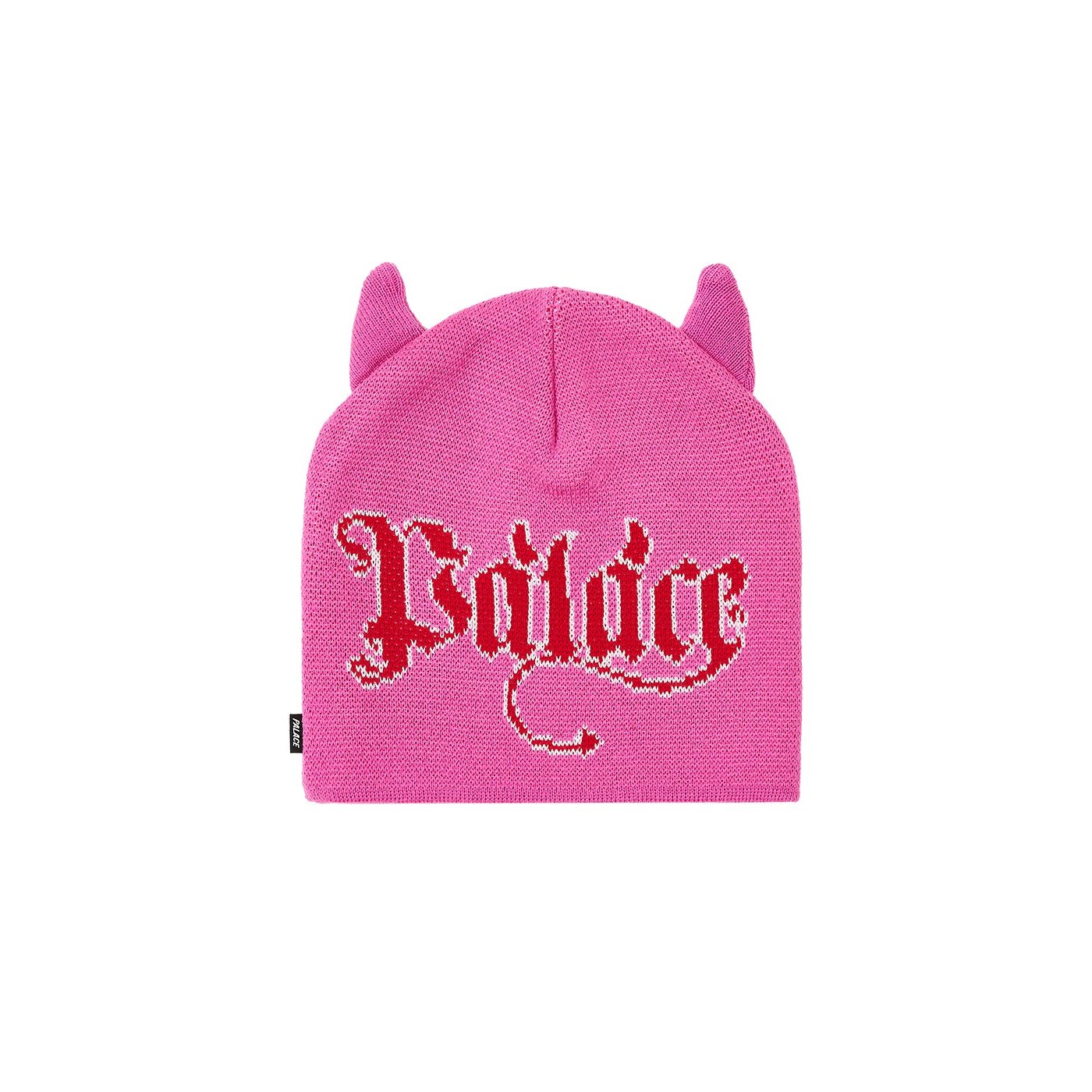HORNY NEIN CUFF BEANIE SHOCK PINK