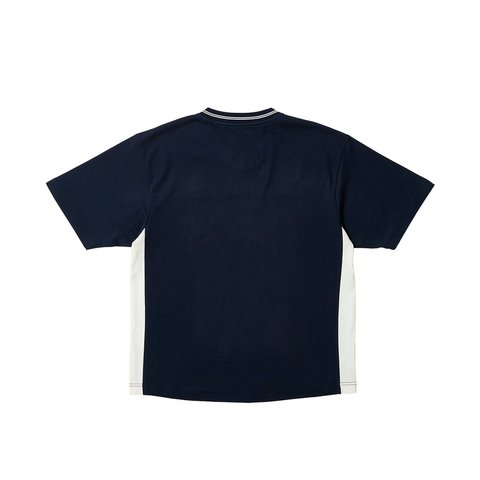 Palace PANEL V-NECK JERSEY NAVY - Colorway