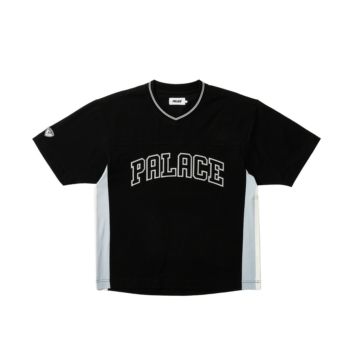 Palace PANEL V-NECK JERSEY BLACK (Ultimo 2023) - $88.00