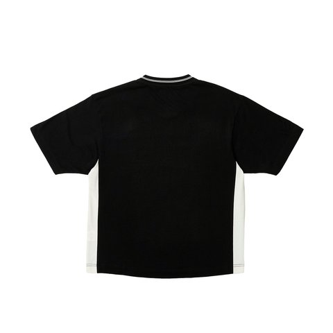 Palace PANEL V-NECK JERSEY BLACK - Colorway