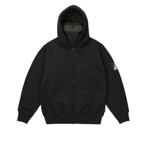 Palace FACEMASK THERMAL HOOD BLACK - Colorway