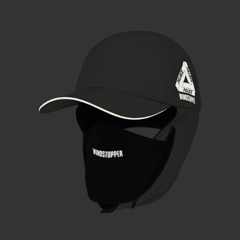 Palace GORE-TEX INFINIUM WINDSTOPPER MASK 6-PANEL GHOST GREY - Colorway