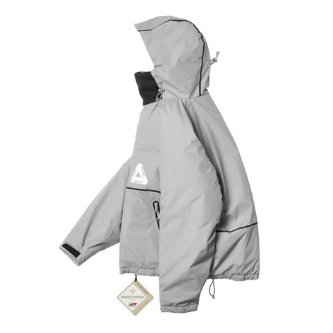Palace GORE-TEX WINDSTOPPER MASK JACKET GHOST GREY - Colorway