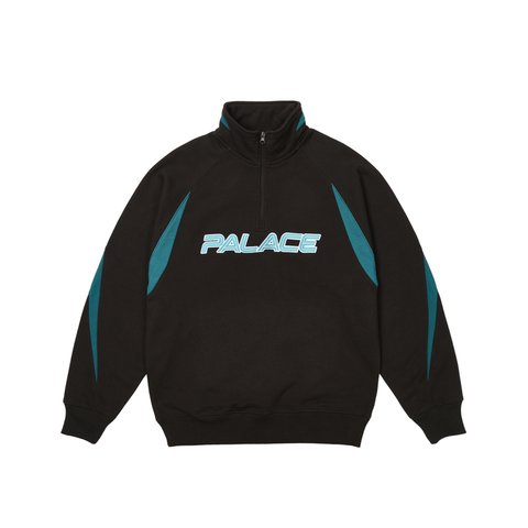 Palace ISN'T IT 1/4 ZIP BLACK - Colorway