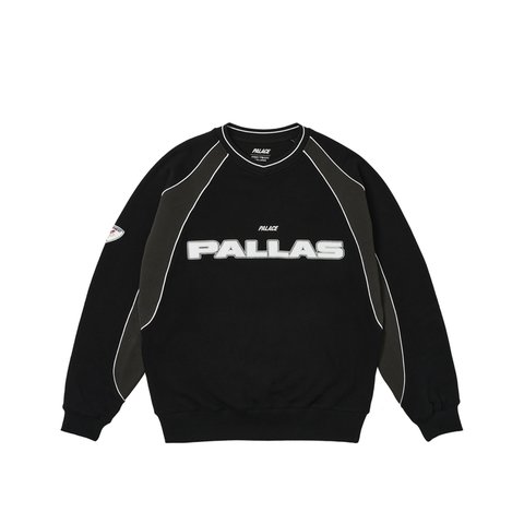 Palace PALLAS PANEL CREW BLACK - Colorway