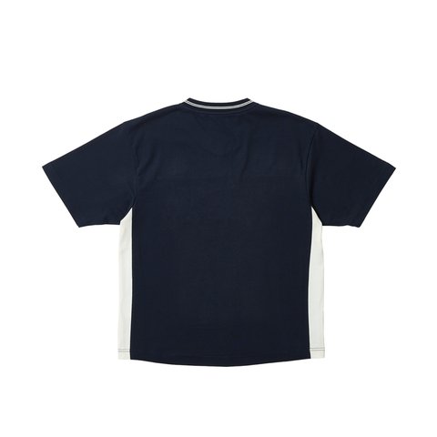 Palace PANEL V-NECK JERSEY NAVY - Colorway