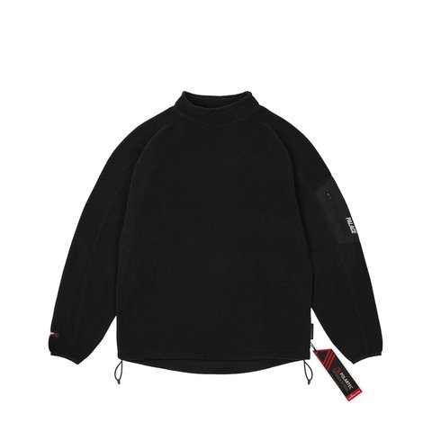 Palace POLARTEC MOCK NECK BLACK - Colorway