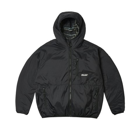 Palace REVERSIBLE CHECK FLEECE JACKET BLACK - Colorway