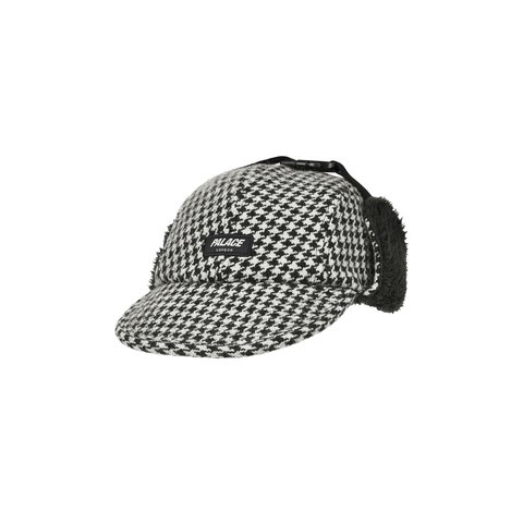 Palace REVERSO EARFLAP 4-PANEL HOUNDSTOOTH WHITE - Colorway