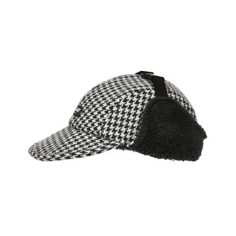 Palace REVERSO EARFLAP 4-PANEL HOUNDSTOOTH WHITE - Colorway