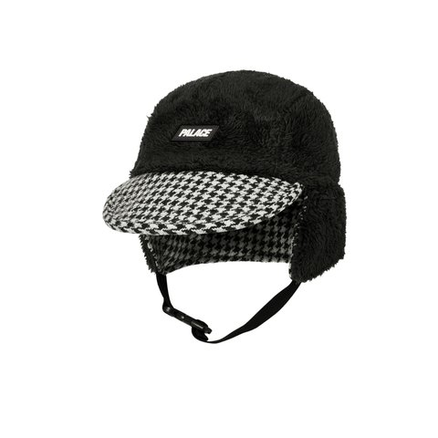 Palace REVERSO EARFLAP 4-PANEL HOUNDSTOOTH WHITE - Colorway