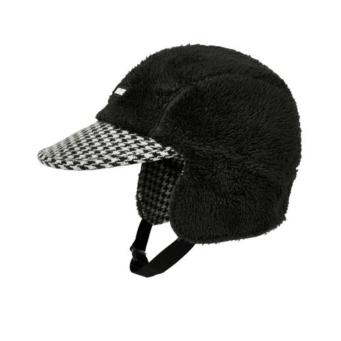 Palace REVERSO EARFLAP 4-PANEL HOUNDSTOOTH WHITE - Colorway