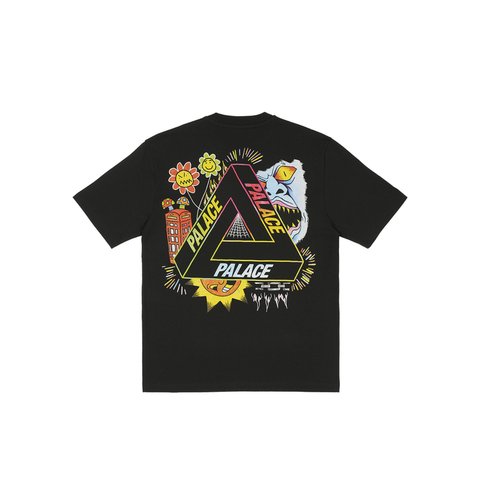 Palace TRI-LOTTIE T-SHIRT BLACK - Colorway
