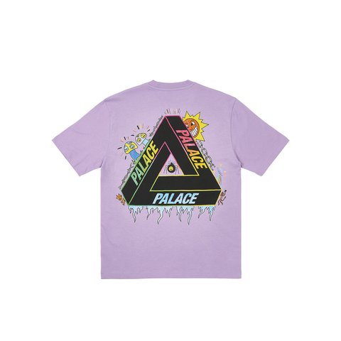 Palace TRI-LOTTIE T-SHIRT LIGHT PURPLE - Colorway