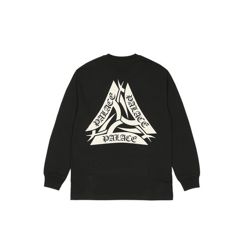 Palace TRIBAL TRI LONGSLEEVE BLACK - Colorway